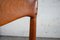 Vintage Teak Chairs with Cognac Leather by H.W. Klein for Bramin, Set of 4, Image 8