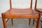 Vintage Teak Chairs with Cognac Leather by H.W. Klein for Bramin, Set of 4, Image 20