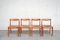 Vintage Teak Chairs with Cognac Leather by H.W. Klein for Bramin, Set of 4, Image 28