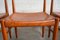 Vintage Teak Chairs with Cognac Leather by H.W. Klein for Bramin, Set of 4, Image 21