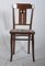 Art Nouveau Bentwood Dining Chair with Upholstery by Josef Hoffmann 7