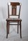 Art Nouveau Bentwood Dining Chair with Upholstery by Josef Hoffmann, Image 7