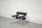 Sedia Wassily B3 vintage in pelle nera di Marcel Breuer per Knoll International, Immagine 1