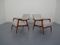 Fauteuils en Teck, 1960s, Set de 2 4