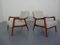 Teak Lounge Chairs, 1960s, Set of 2 18