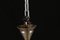 Art Deco Deckenlampe mit Gelbem Glas 4