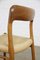 Model 75 Dining Chairs by Niels O. Møller for J.L. Møllers, 1960s, Set of 6, Image 3
