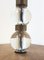 Lámpara de pie francesa Art Déco grande de vidrio y roble, años 30, Imagen 7