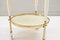 Hollywood Regency Serving Trolley in Gold & White, 1950s, Image 7