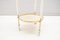 Hollywood Regency Serving Trolley in Gold & White, 1950s 8