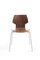 Walnut and Chrome Gràcia Chair by Mobles114, Image 1