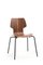 Walnut Gràcia Chair with Black Legs by Mobles114 2