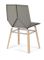 Wood Chair with Beige Seat by Mobles114, Image 3