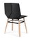 Silla de madera con asiento negro de Mobles114, Imagen 2