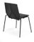 Black Cadria Garden Chair with Steel Legs by Mobles114, Image 2