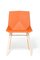 Chaise Orange avec Pieds en Bois par Mobles114 3