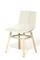 Sedia bianca con gambe in legno di Mobles114, Immagine 1
