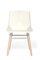 Sedia bianca con gambe in legno di Mobles114, Immagine 3