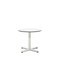 Small Round White HPL Oxi Table by Mobles114 1