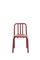 Chestnut Brown Aluminum Tube Chair by Mobles114, Image 1