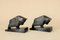 Wooden Bison Bookends from VEB Röhnwerkstätten, 1950s, Image 6