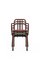 Chestnut Brown Aluminum Tube Chair with Arms by Mobles114 2