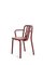 Chestnut Brown Aluminum Tube Chair with Arms by Mobles114 1
