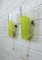 Yellow Glass Wall Lights, 1950s, Set of 2 4