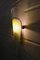 Lámparas de pared de vidrio amarillo, años 50. Juego de 2, Imagen 10