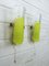 Yellow Glass Wall Lights, 1950s, Set of 2 3