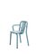 Aluminum Tube Armchair in Blue-Grey by Mobles114 1