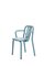 Aluminum Tube Armchair in Blue-Grey by Mobles114, Image 1