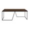 Grão #1 Center Table in Dark Cork with Black Legs by Mendes Macedo for Galula 1