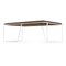 Grão #1 Center Table in Dark Cork with White Legs by Mendes Macedo for Galula 2