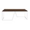 Grão #1 Center Table in Dark Cork with White Legs by Mendes Macedo for Galula 3
