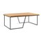 Grão #1 Center Table in Light Cork with Black Legs by Mendes Macedo for Galula 1