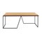 Grão #1 Center Table in Light Cork with Black Legs by Mendes Macedo for Galula, Image 3