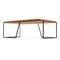 Grão #1 Center Table in Light Cork with Black Legs by Mendes Macedo for Galula 2