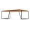 Grão #1 Center Table in Light Cork with Black Legs by Mendes Macedo for Galula, Image 2