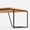 Grão #1 Center Table in Light Cork with Black Legs by Mendes Macedo for Galula 5