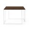 Grão #2 Coffee Table in Dark Cork with White Legs by Mendes Macedo for Galula 3