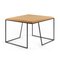 Grão #2 Coffee Table in Light Cork with Black Legs by Mendes Macedo for Galula 1