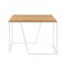 Grão #2 Coffee Table in Light Cork with White Legs by Mendes Macedo for Galula 3