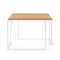 Grão #2 Coffee Table in Light Cork with White Legs by Mendes Macedo for Galula 2