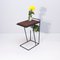 Grão #3 Side Table in Light Cork with Black Legs by Mendes Macedo for Galula, Image 4