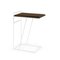 Grão #3 Side Table in Dark Cork with White Legs by Mendes Macedo for Galula 1