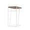 Grão #3 Side Table in Dark Cork with White Legs by Mendes Macedo for Galula 3