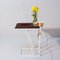 Grão #3 Side Table in Dark Cork with White Legs by Mendes Macedo for Galula 7