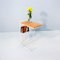 Grão #3 Side Table in Light Cork with White Legs by Mendes Macedo for Galula 5