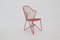 Red Astoria Chair by V. Moedlhammer for Sonett Vienna, 1950s 3